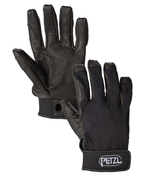 Black PETZL CORDEX PLUS Midweight Gloves H