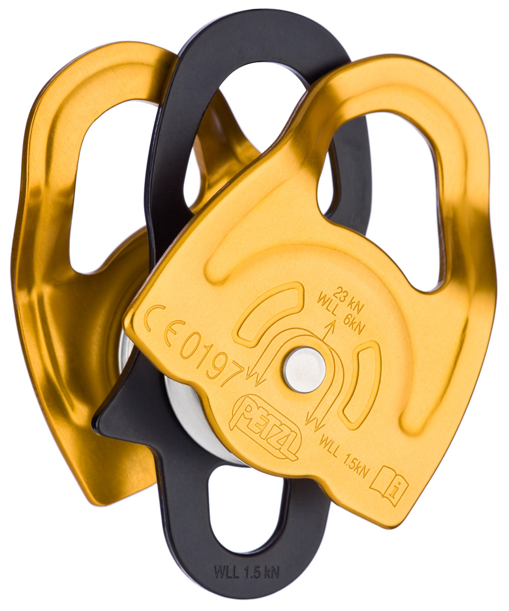 Petzl Gemini Double Prusik Pulley with an Auxiliary Attachment Point