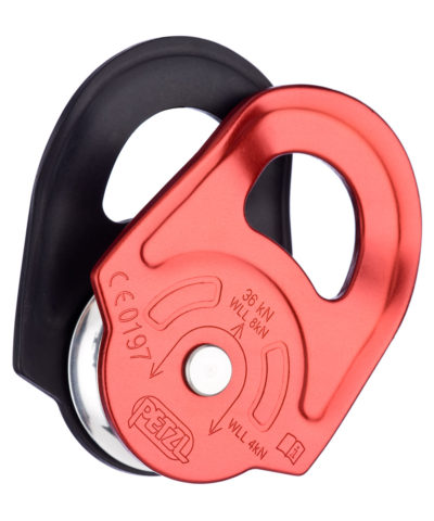 Petzl Rescue Pulley High-strength pulley with swinging side plates