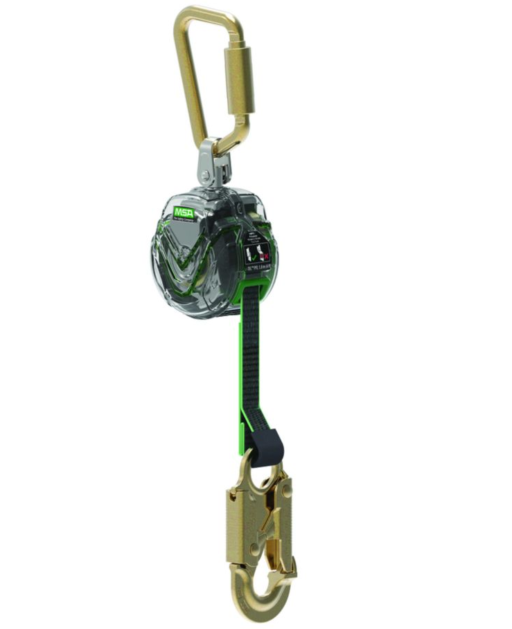 Latchways Mini Personal Fall Limiter 6 ft 36c Snaphook 400 lb Capacity - MSA 63011-00B
