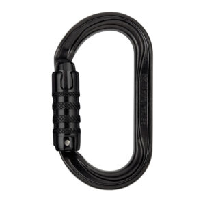 Petzl OXAN Triact Lock System Steel Carabiner Blk