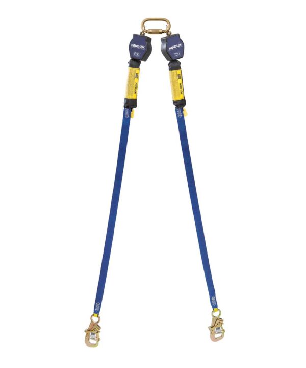 3M™ DBI-SALA® Nano-Lok™ Tie-Back Twin-Leg Quick Connect Self Retracting Lifeline, Web - Image 2