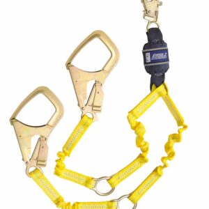 3M DBI-SALA Force2 Hi-Vis Elastic 100% Tie-Off Shock Absorbing Lanyard