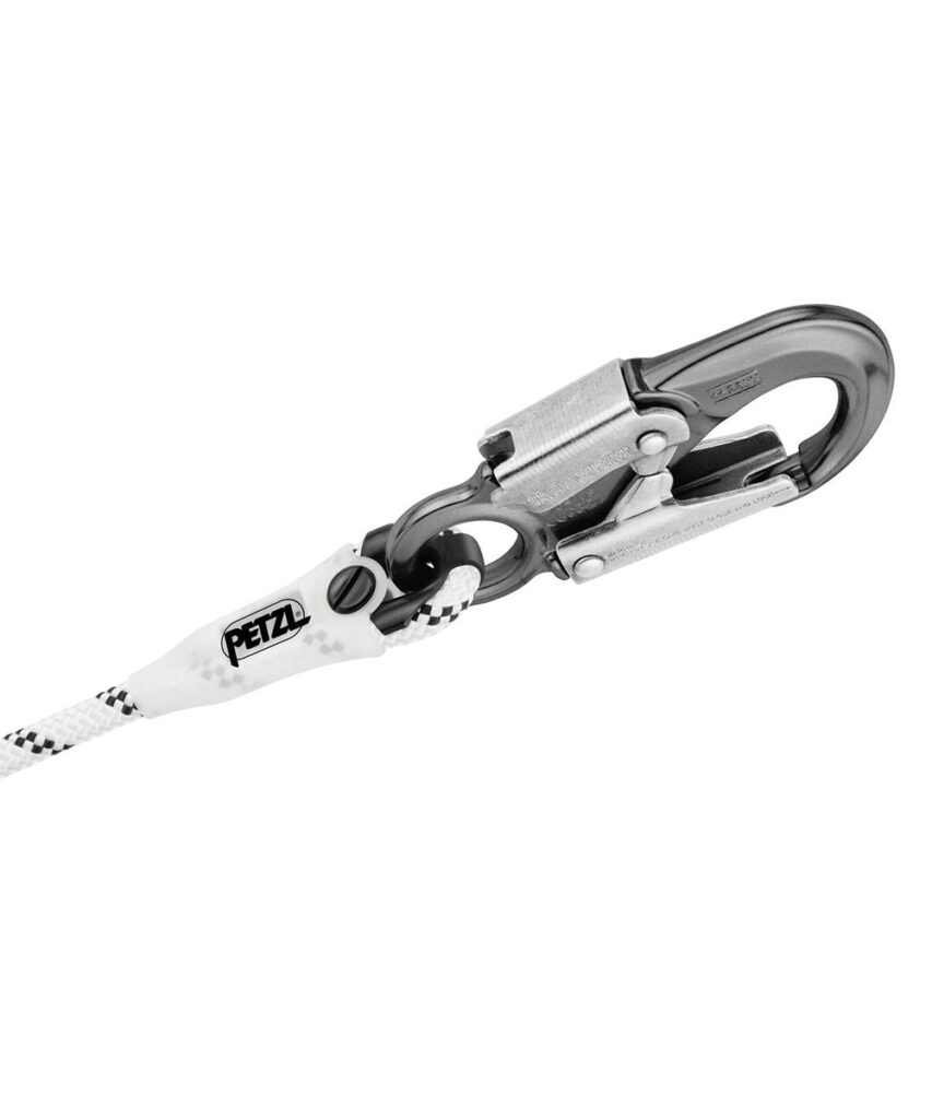 Petzl - Grillon Hook, Adjustable Work Positioning Lanyard with Hook Connector