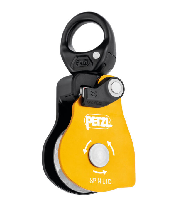Petzl Spin L1D Pulley - High-efficiency pulley with swivel