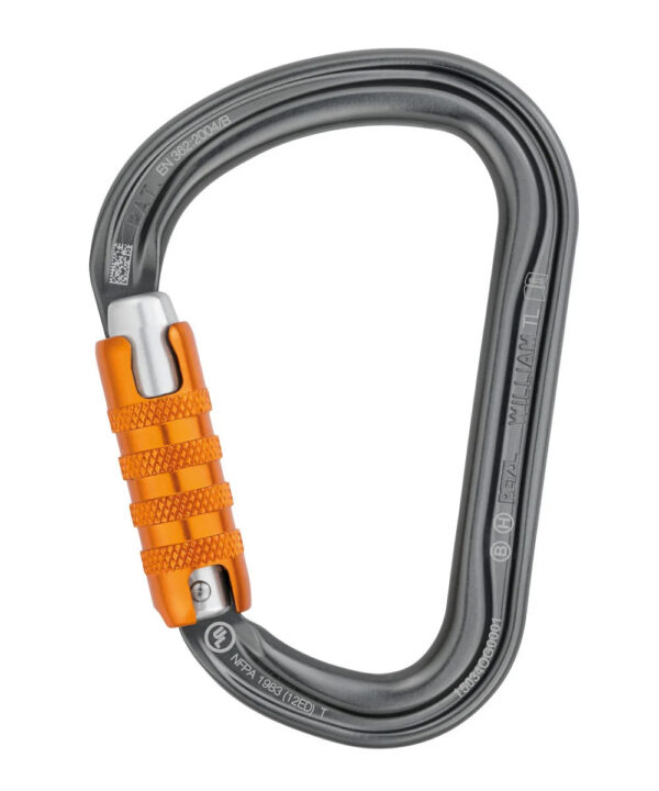 Petzl William TRIACT-LOCK Lightweight Asymmetrical Carabiner