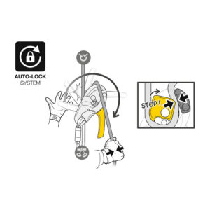 PETZL I'D L Self-Braking Descender with Anti-Panic Function for Rescue - Image 6