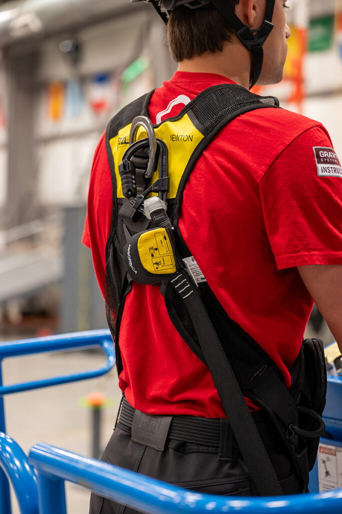 The MEWP Lanyard - Adjustable Energy Absorbing Lanyard for Elevated Work