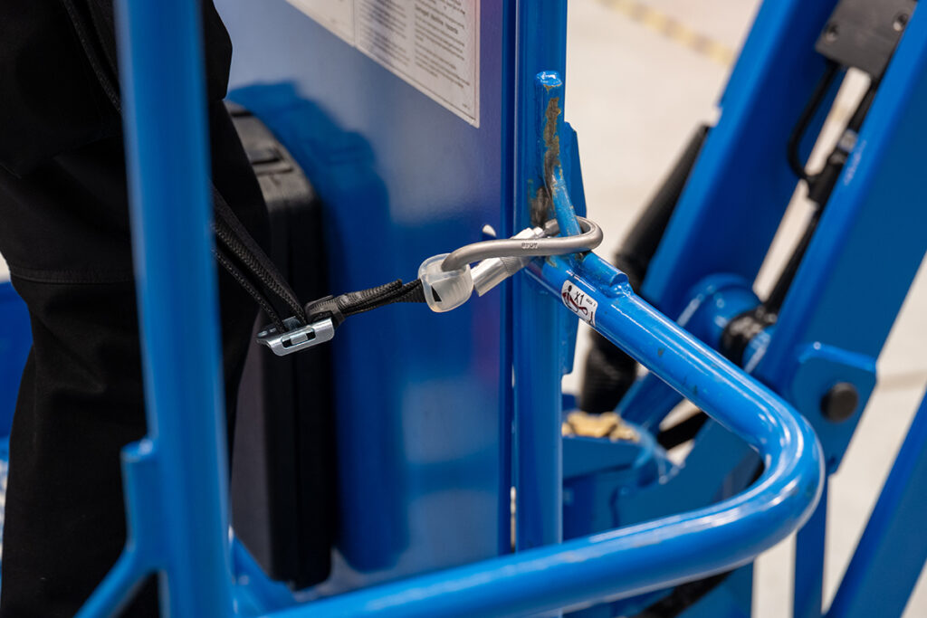 The MEWP Lanyard - Adjustable Energy Absorbing Lanyard for Elevated Work