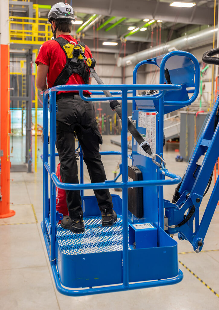 The MEWP Lanyard - Adjustable Energy Absorbing Lanyard for Elevated Work
