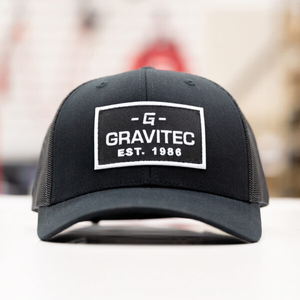 Gravitec Classic Trucker Hat – Black