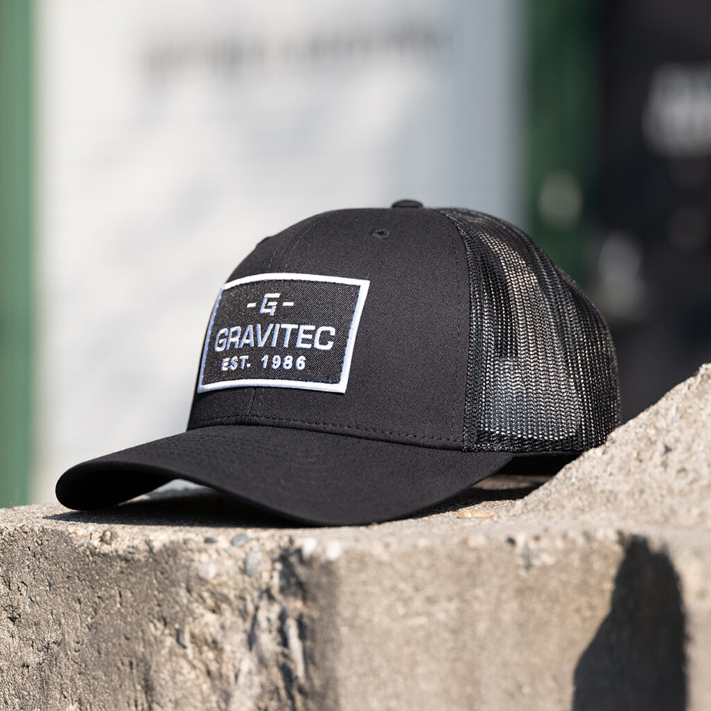 Gravitec Classic Trucker Hat – Black