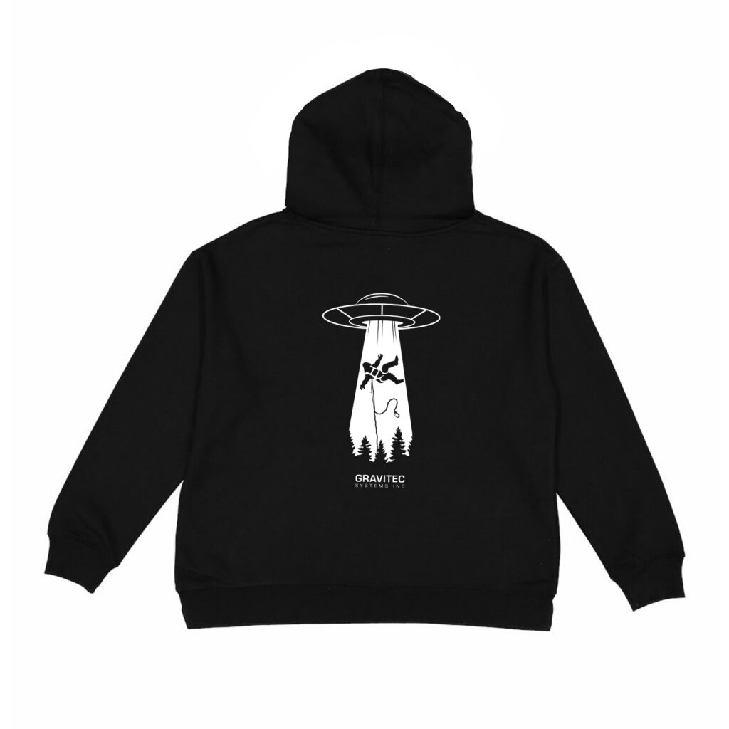 Kids Hoodie - "Safe Squatch" – Fall Protection Abduction Hoodie (Glow in the dark)