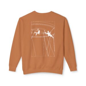 Unisex Lightweight Crewneck Sweatshirt with Design 2 - Image 14