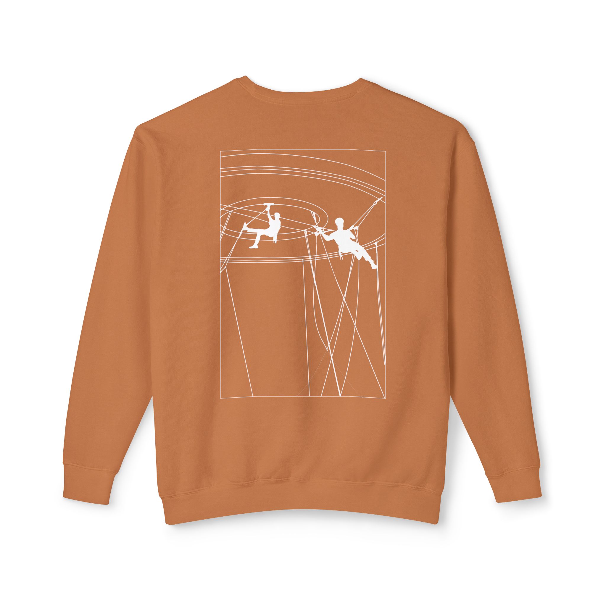 Unisex Lightweight Crewneck Sweatshirt with Design 2 - Image 14