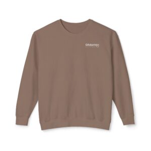 Unisex Lightweight Crewneck Sweatshirt with Design 2 - Image 11