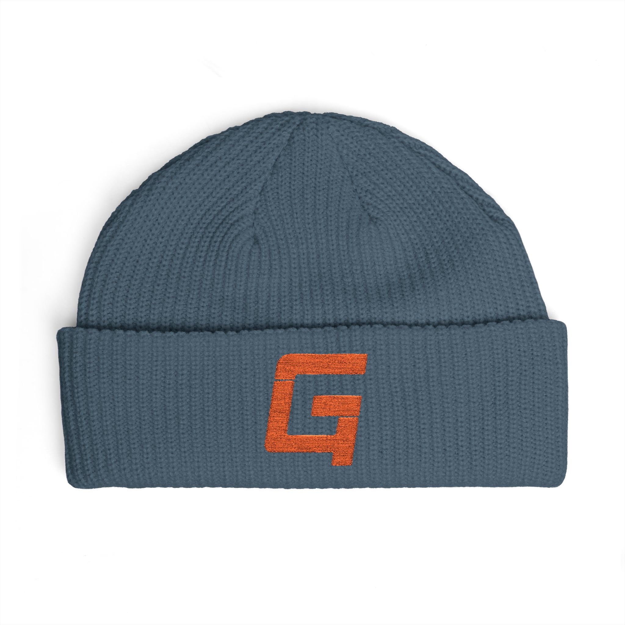 Cuff Beanie with Orange G4 Logo - Image 5