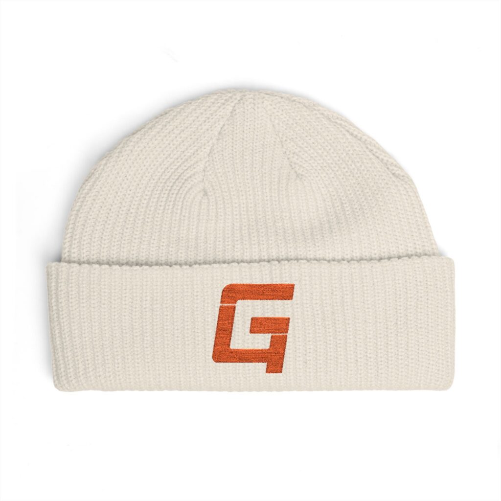 Cuff Beanie with Orange G4 Logo