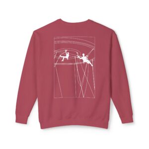 Unisex Lightweight Crewneck Sweatshirt with Design 2 - Image 10