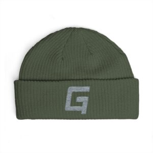 Cuff Beanie with Gray G4 Logo - Image 1