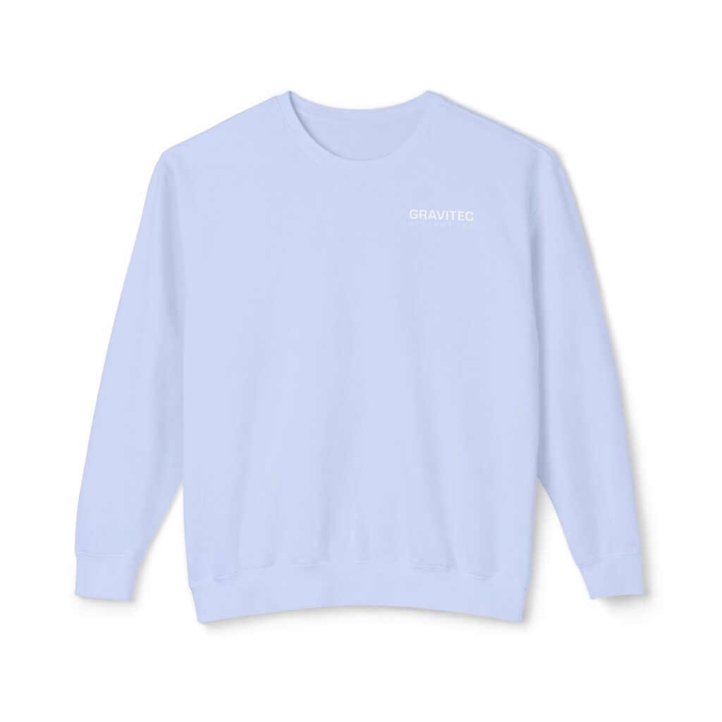 Unisex Lightweight Crewneck Sweatshirt with Design 2