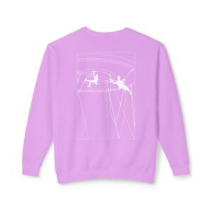 Unisex Lightweight Crewneck Sweatshirt with Design 2 - Image 8