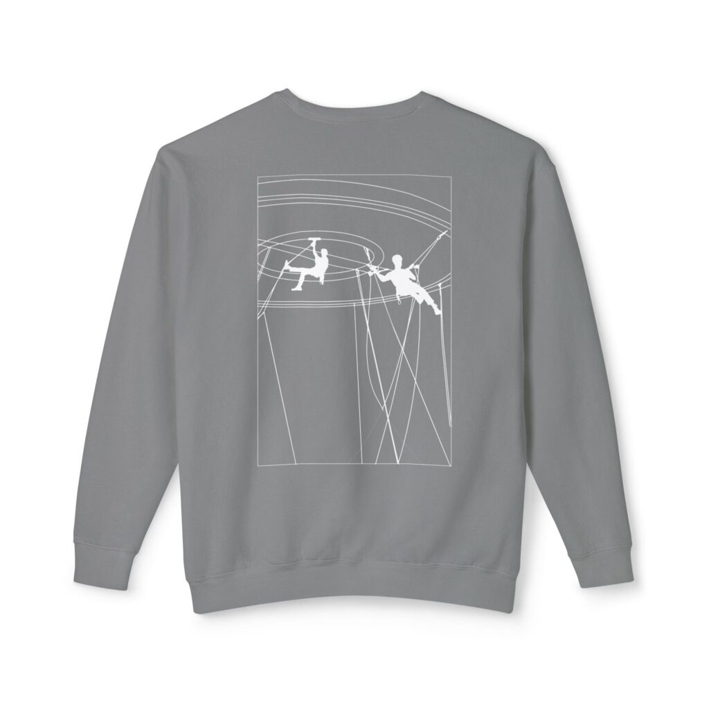Unisex Lightweight Crewneck Sweatshirt with Design 2