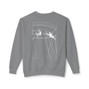 Unisex Lightweight Crewneck Sweatshirt with Design 2 - Image 1