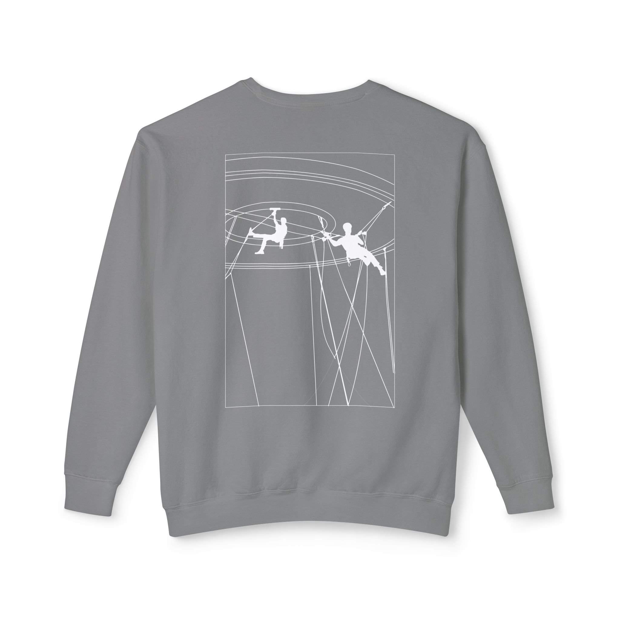 Unisex Lightweight Crewneck Sweatshirt with Design 2 - Image 1